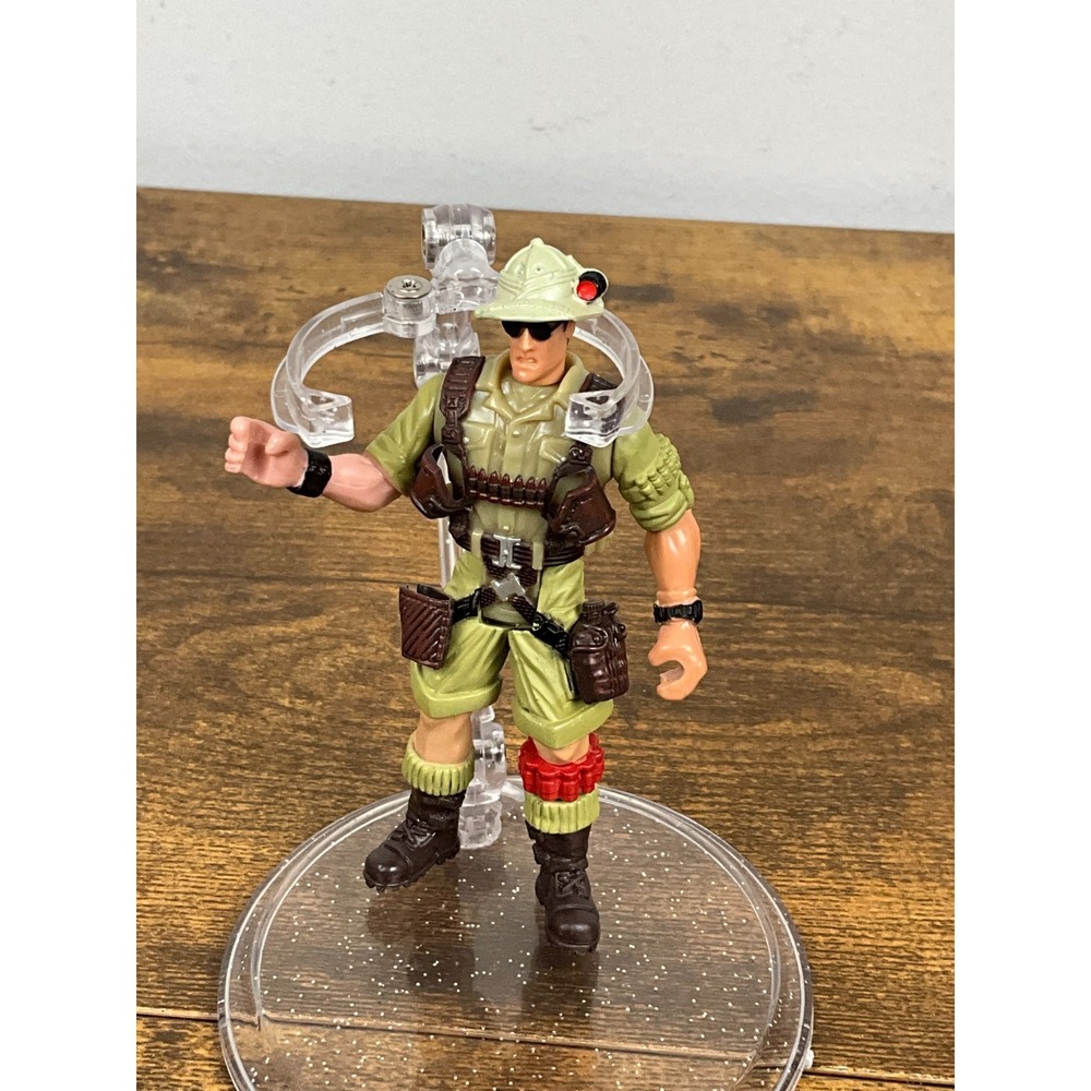 Chap Mei HK Design Explorer Ranger 4" Action Figure Khaki Loose Vintage